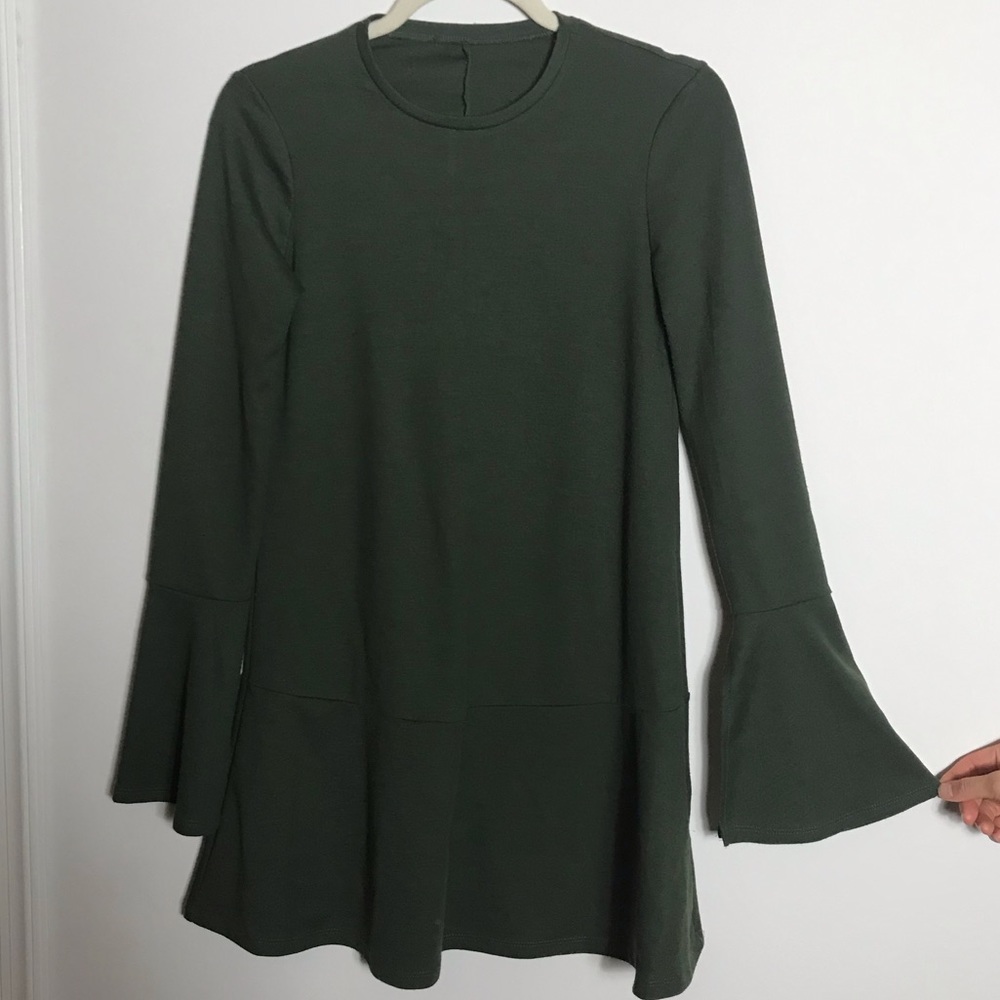 Zara dress with bell sleeves